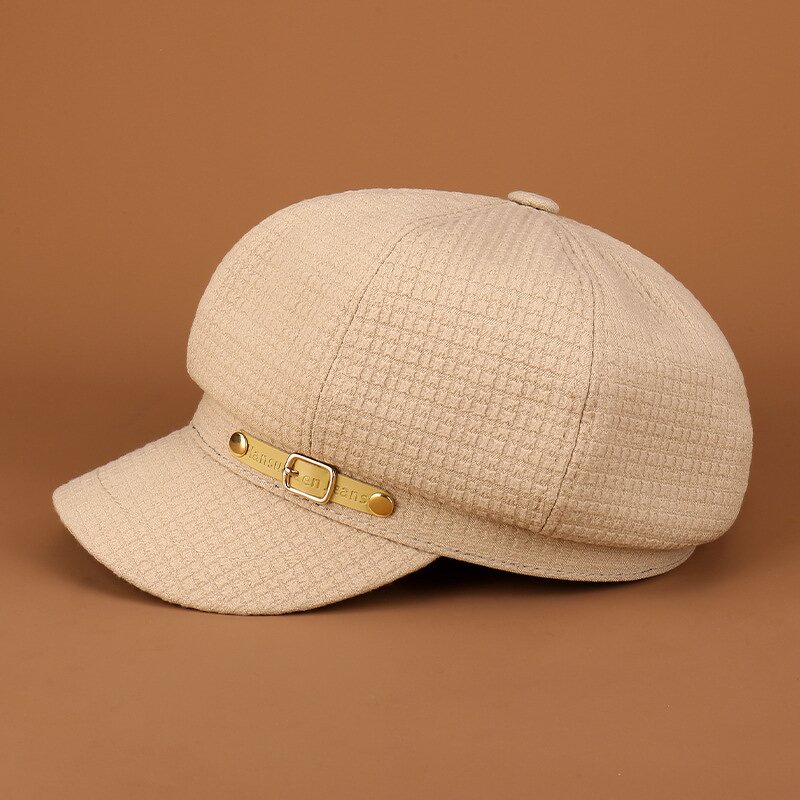 Beret - Manufacturer - Classic Women Wool Visor Cabbie Newsboy Daily Casual Hat