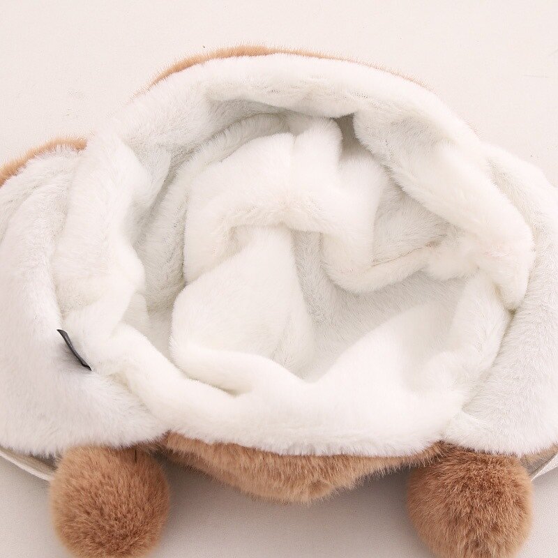Hat - Manufacturer - High Quality Cute Capybara Plush Earmuffs Kids Winter Warm Hat