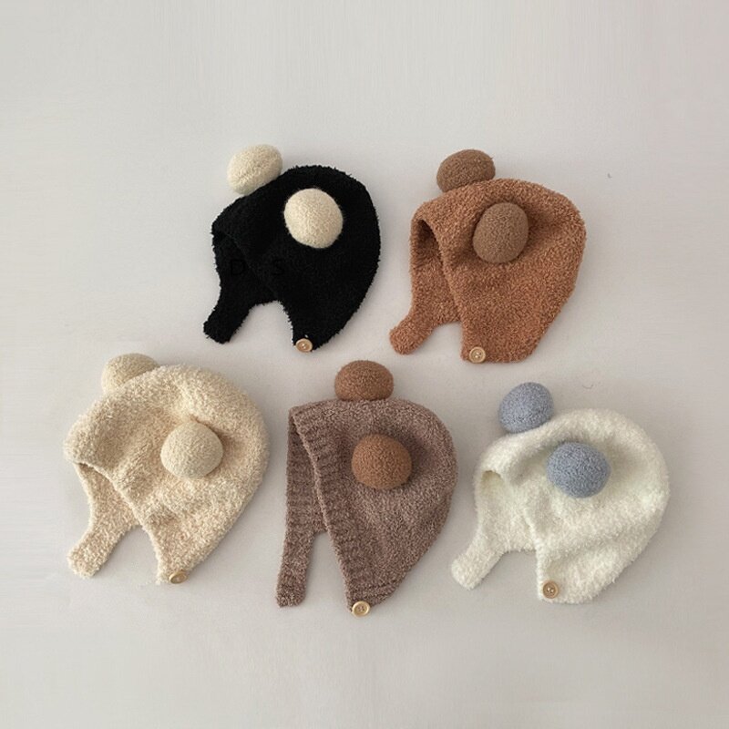 Beanie Hat - Manufacturer - Pompom Baby Fleece Warm Infant Newborn Toddler Cap