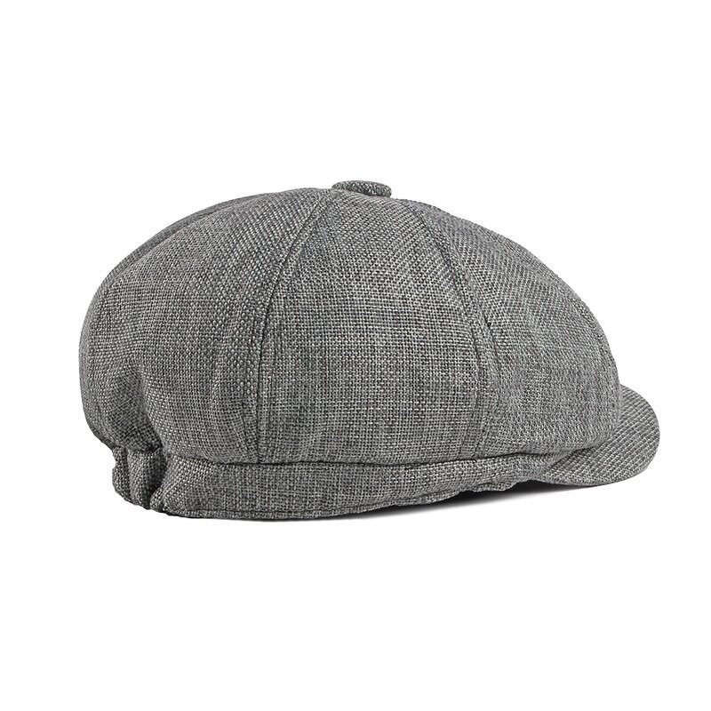Newsboy Hat - Manufacturer - Classic Striped Irish Winter Flat Cap for Casual & Party Wear