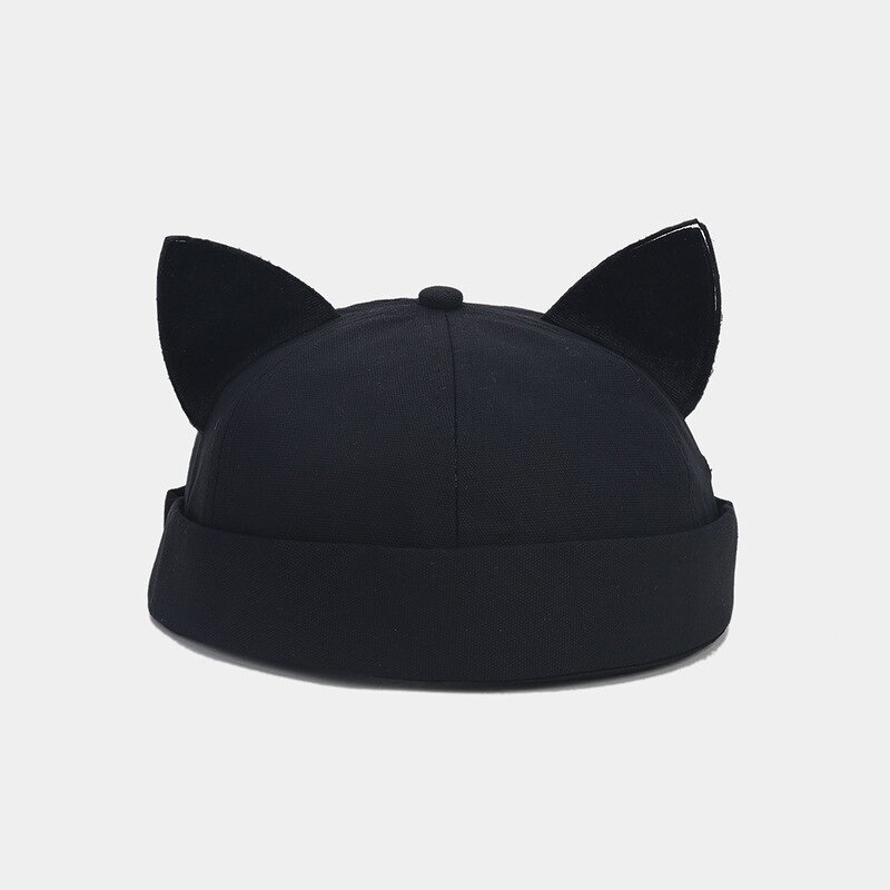 Docker Cap - Manufacturer - Cat Ear Brimless Skull Cap Worker Sailor Retro Hat