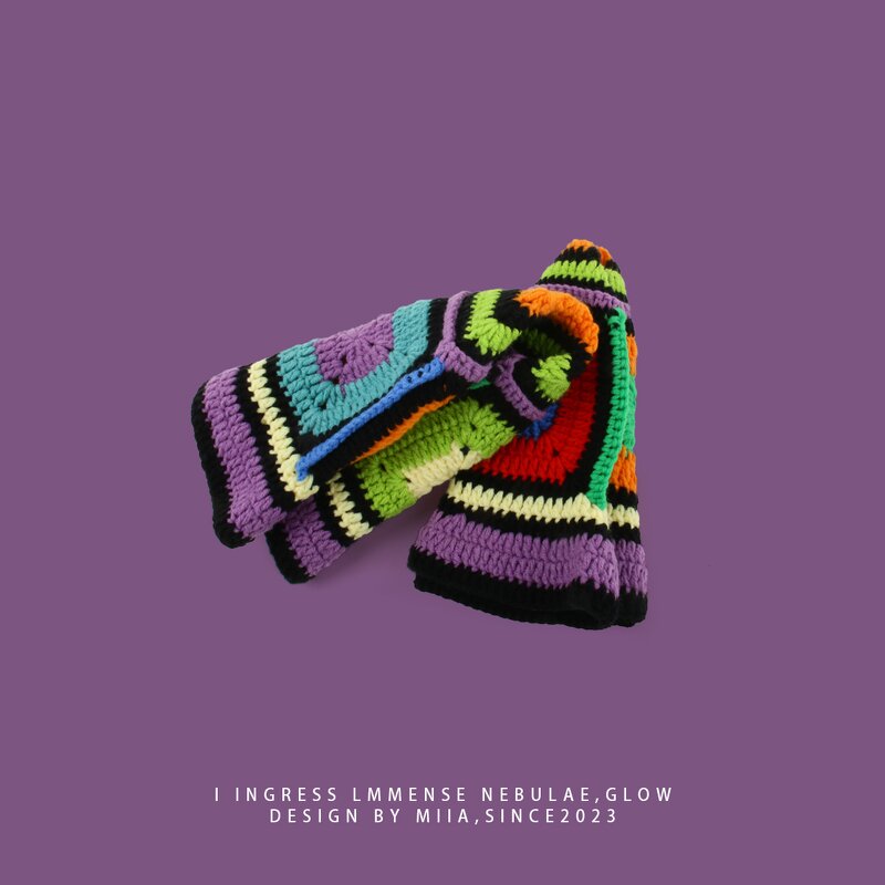 Bucket Hat - Manufacturer - Y2K Handmade Crochet Hollow Japan Korean Summer Beach Hat