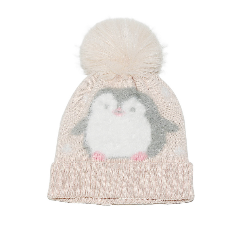 Beanie Hat - Manufacturer - Pom Pom Knit Winter Cuffed Thick Warm Unisex Skull Cap