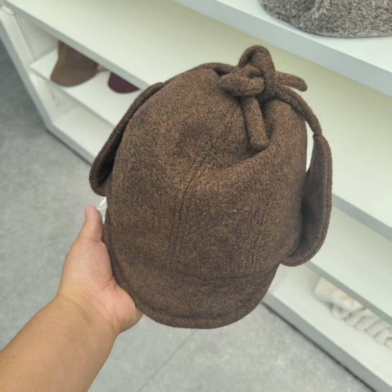 Trapper Hat - Manufacturer - 2025 Autumn Winter Outdoor Warm Sherpa Ear Flaps Custom Logo Hat