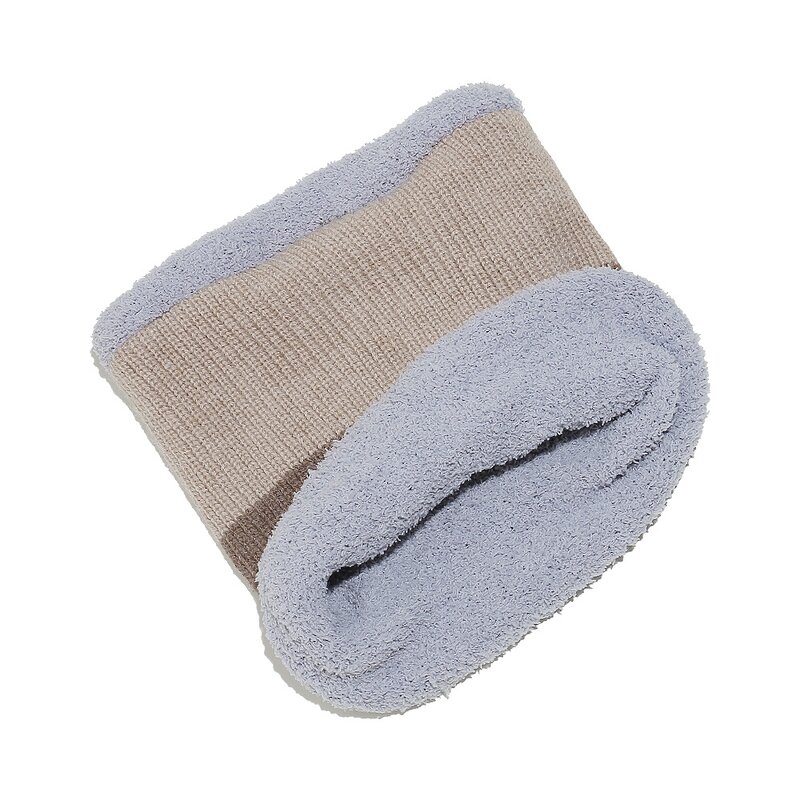 Hat Set - Manufacturer - Winter Outdoor Knit 3-Piece Hat Gloves Scarf Colorblock Set