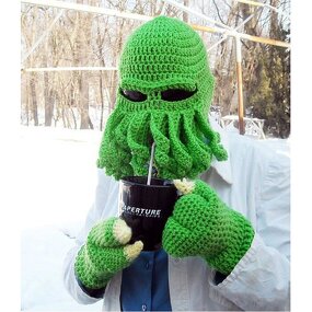Beanie Hat - Manufacturer - Men Barbarian Vagabond Crochet Bearded Pirate Costume Hat