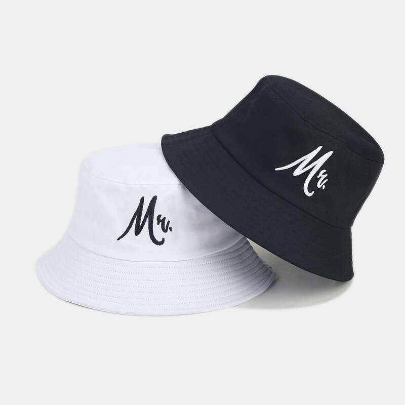 Hat Set - Manufacturer - Wholesale Embroidery MR MRS Honeymoon Travel Sunhat Set