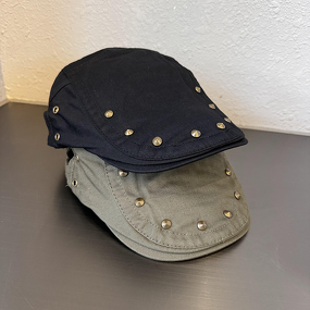 Baseball Cap - Manufacturer - Spring Summer Rivet Beret Hip-Hop Casual Forward Newsboy Cap