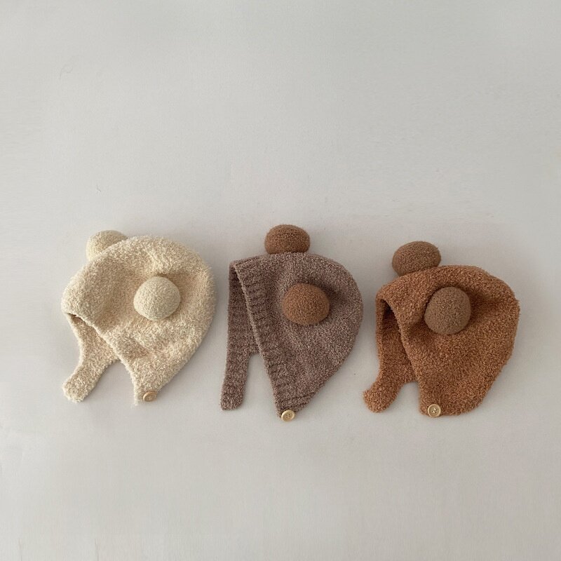 Beanie Hat - Manufacturer - Pompom Baby Fleece Warm Infant Newborn Toddler Cap