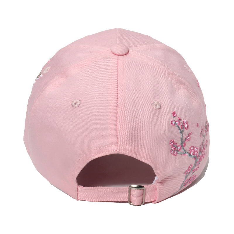 Baseball Cap - Manufacturer - Wholesale Women Bird Plum Blossom Embroidery Low Profile Hat