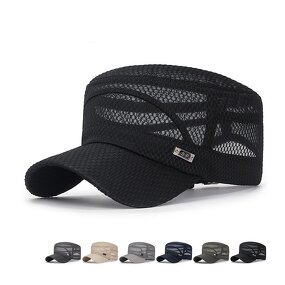 Cadet Cap - Manufacturer - Sport Mesh Men Breathable Outdoor Cycling Adjustable Cap