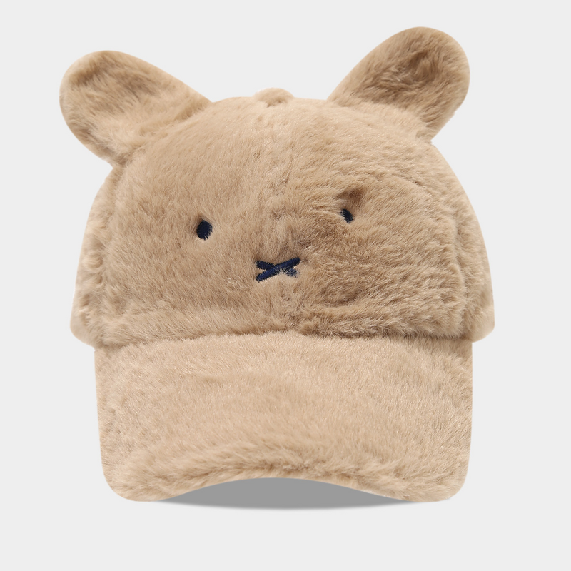 Baseball Cap - Manufacturer - Rabbit-proof Cute Soft Fluffy Winter Outdoor Adjustable Hat