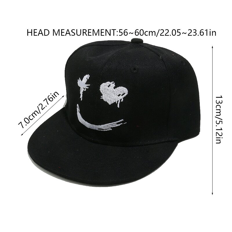 Trucker Hat - Manufacturer - Wholesale Cartoon Face Embroidered Unisex 6-Panel Dad Hat