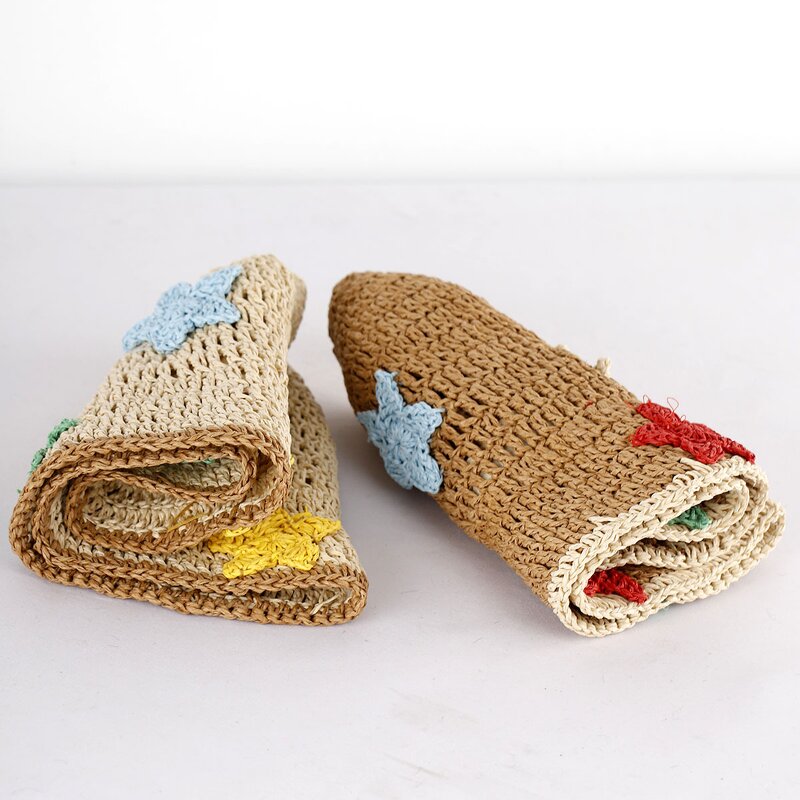 Sun Hat - Manufacturer - Women Handmade Crochet Straw UV Protection Beach Wide Brim Cap