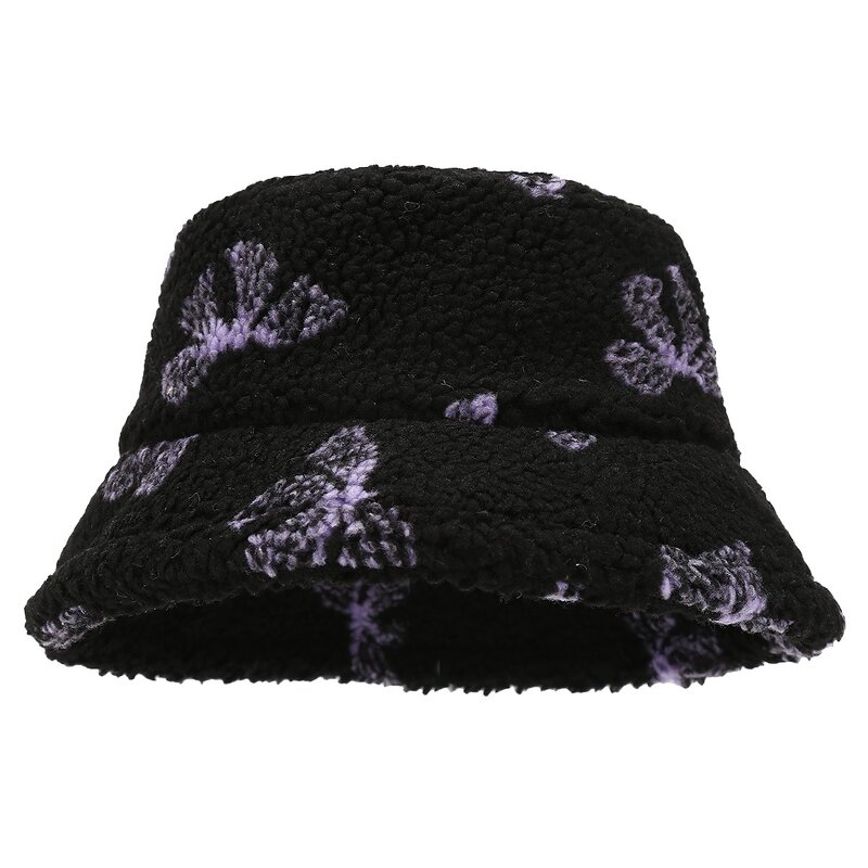 Bucket Hat - Manufacturer - Fluffy Faux Fur Winter Warm Travel Sports Ski Cap