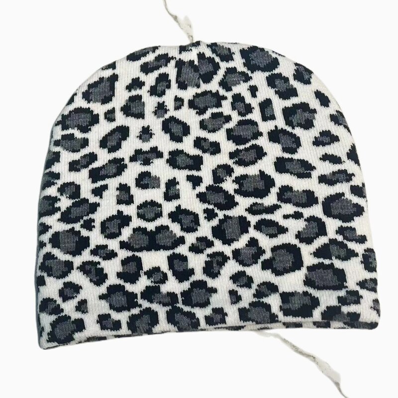 Beanie Hat - Manufacturer - Wholesale Women Leopard Print High-end Autumn Winter Knitted Hat