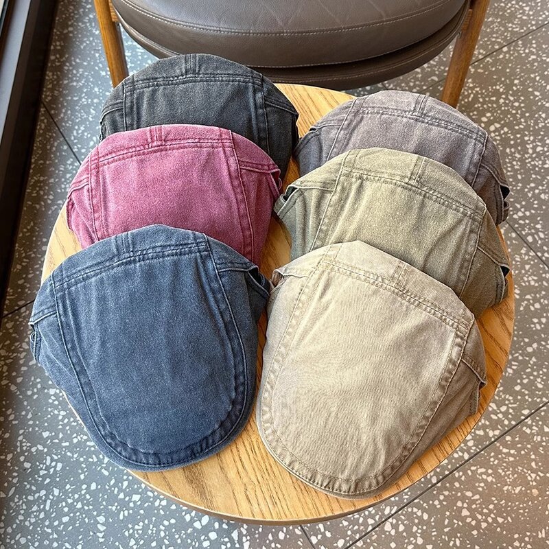 Dad Cap - Manufacturer - Unisex Cotton Denim Newsboy Ivy Gatsby Beret Casual Hat
