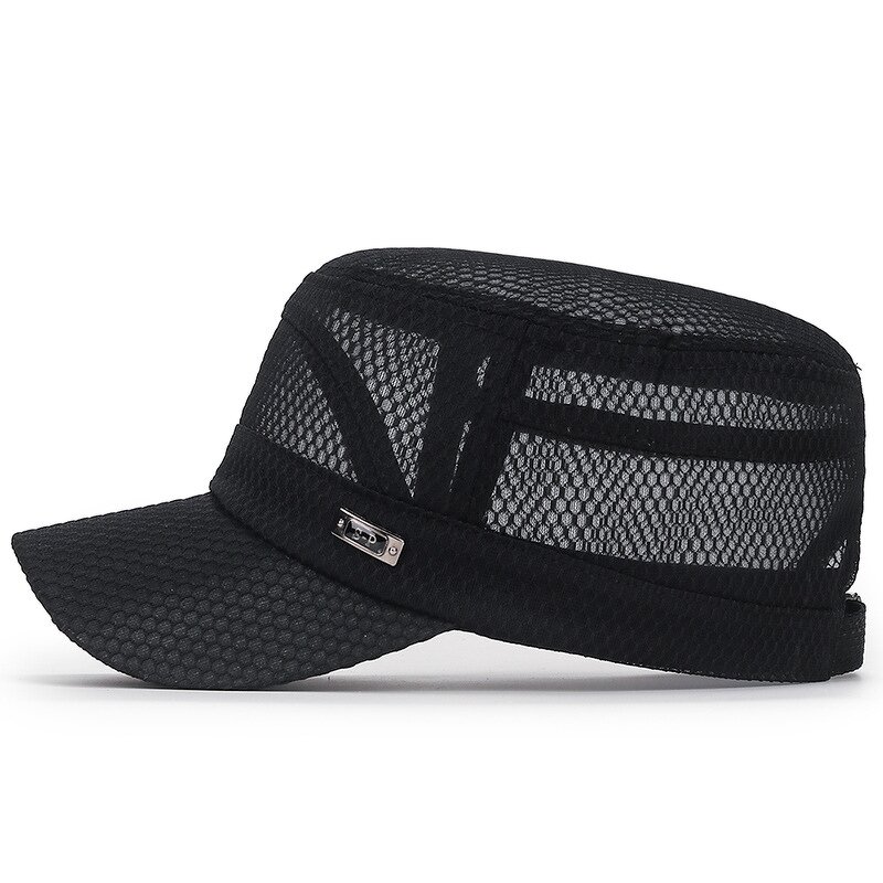 Cadet Cap - Manufacturer - Sport Mesh Men Breathable Outdoor Cycling Adjustable Cap