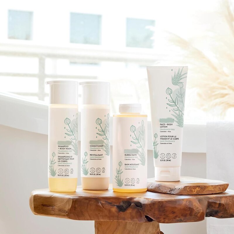 Shampoo Body Wash Manufacturer - Custom 2 in 1 Tear Free Hypoallergenic Natural Aloe Calendula for Sensitive Skin