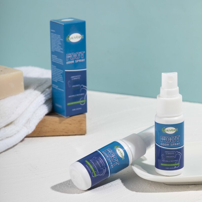 Foot Spray Manufacturer - Private Label Natural Cooling Man Power for Athletes Foot Care Odor and Shoe Fungus