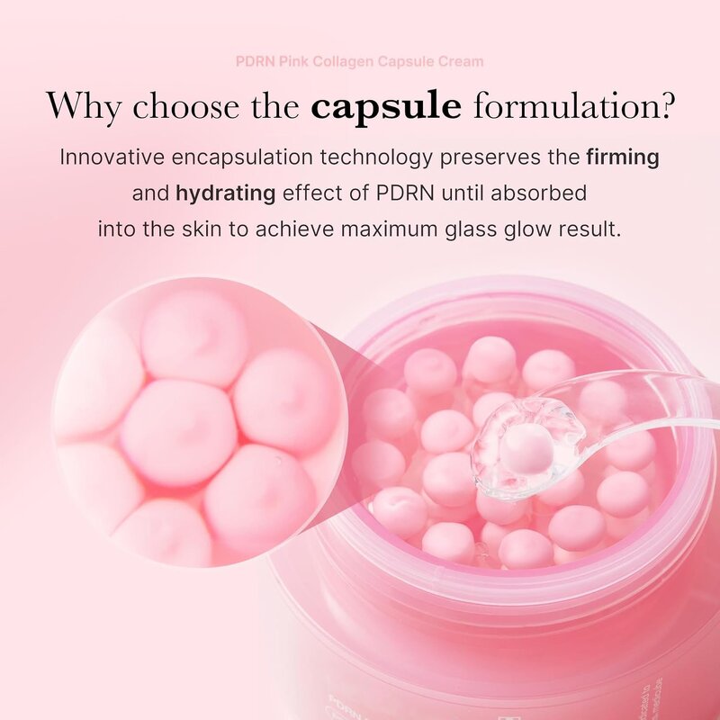 Face Cream Manufacturer - Private Label Pdrn Pink Peptide Collagen Salmon DNA Vitamin C Capsule Glow Moisturizing