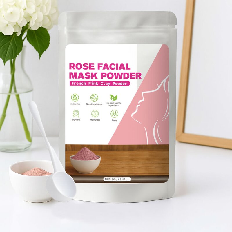 Face Mask Manufacturer - OEM Beauty and Cosmetics Anti Aging Rose Crystal Masque Gelée Poudre Collagen Hydro Jelly