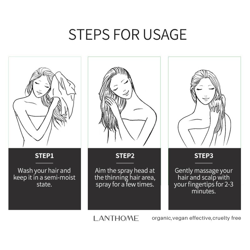 Anti Grey Treatment Spray Manufacturer - Pansly Good Quality Gray Natural Protein Hair Care