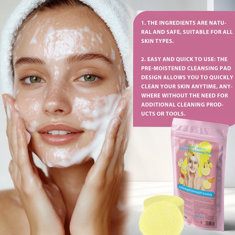 Face Scrub Pads Manufacturer - Customized Hot Spot Items Turmeric Kojic Acid and Turmeric C Facial Cleansing