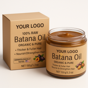 Batana Oil Butter Manufacturer - Factory Wholesale Organic Pure Natural Vegan Raw Herb Scalp Moisturizer for Hair Growth