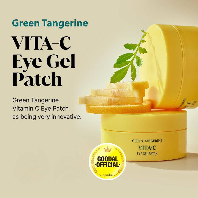 Eye Gel Mask Manufacturer - OEM Green Tangerine & Vitamin C with Niacinamide for Dark Circles