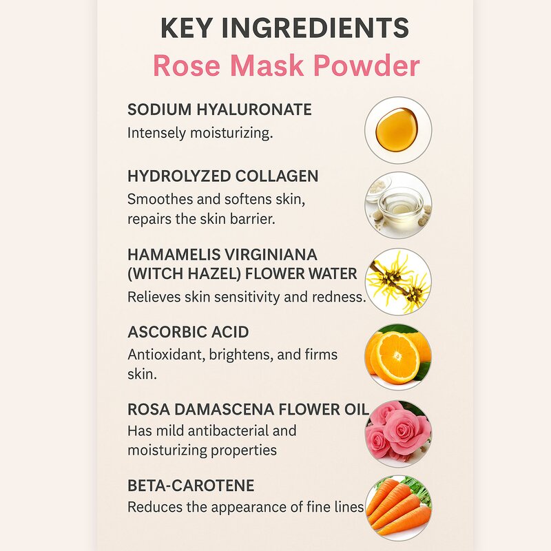 Face Mask Manufacturer - OEM Beauty and Cosmetics Anti Aging Rose Crystal Masque Gelée Poudre Collagen Hydro Jelly