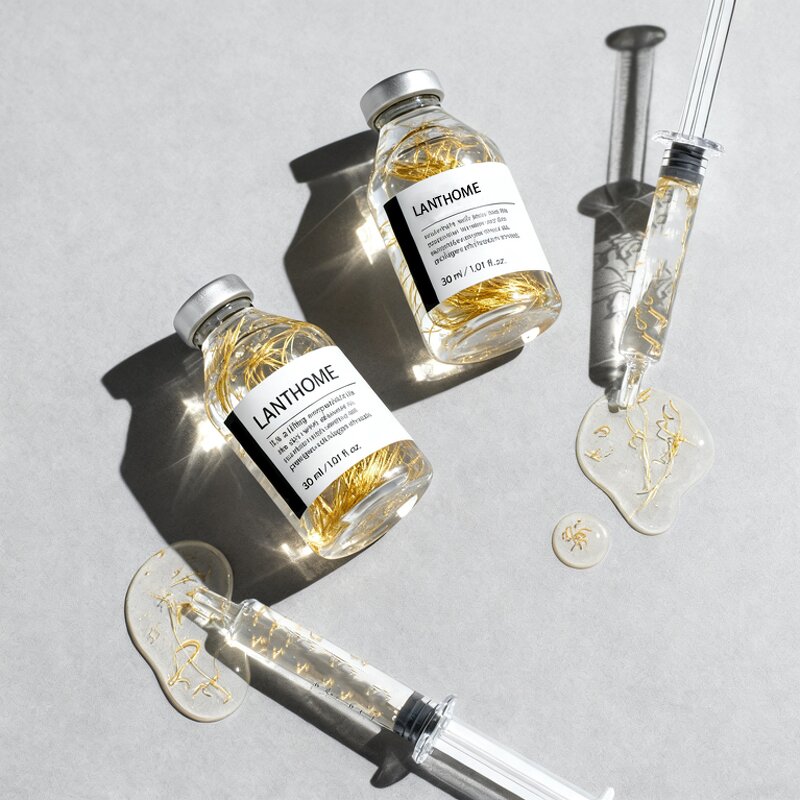 Face Serum Manufacturer - Custom Silk Peptide Intensive Lifting 1000ppm Anti Aging Firming OEM Korean