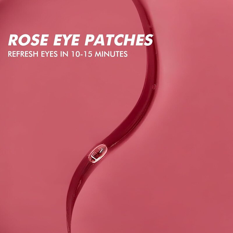 Hydrogel Eye Mask Manufacturer - Private Label Rose Pink Vegan Retinol and Vitamin C Infused for Wrinkle Reduction