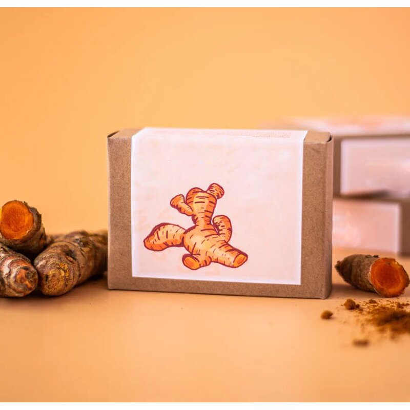 Soap Manufacturer - Private Label Handmade Organic Turmeric Kojic Acid Lemon for Skin Whitening