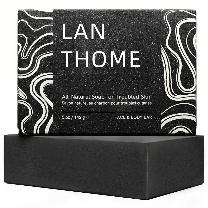 Black Soap Manufacturer - OEM African with Activated Charcoal and Peppermint Oil Raw Organic Shea Butter