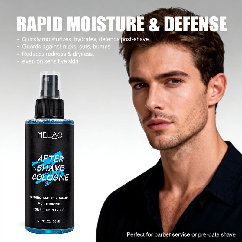 Aftershave Spray Manufacturer - Custom Logo Soothing Men's Barber Aftershave Private Label Cologne