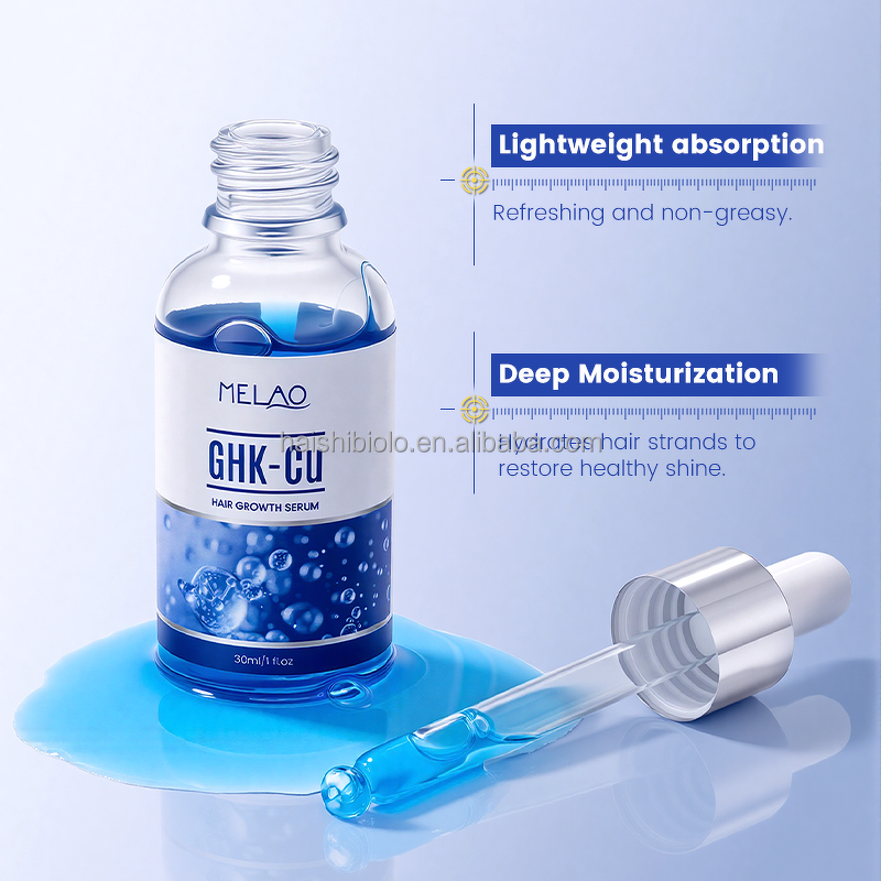 Scalp Treatment Serum Manufacturer - Private Label Ahkcu Ghk-cu Copper Peptide for Hair Regrowth