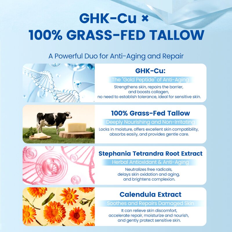 Beef Tallow Balm Manufacturer - MELAO Private Label 100% Natural Grass Fed Honey Moisturizer