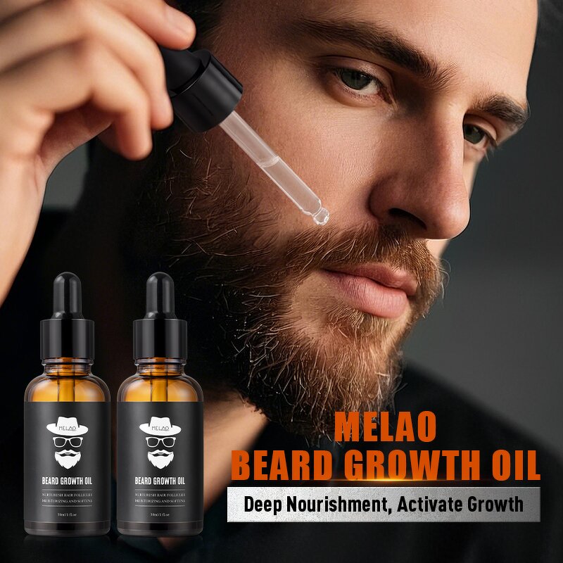 Beard Set Manufacturer - Custom Logo After Shave Growth Oil Serum Roller for Men Grooming