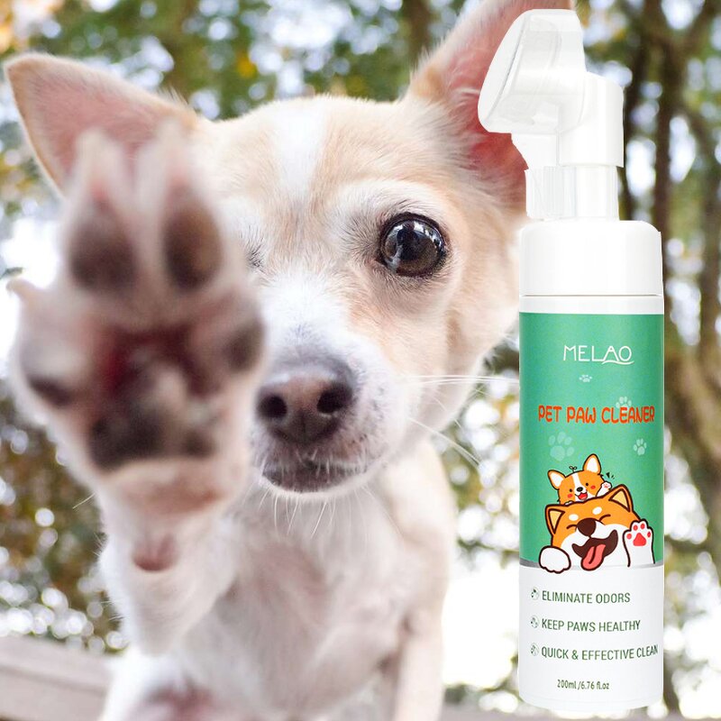 Pet Shampoo Manufacturer - Private Label Natural Dry Shampoo Cleaning Foam No Rinse Paw Cleaner