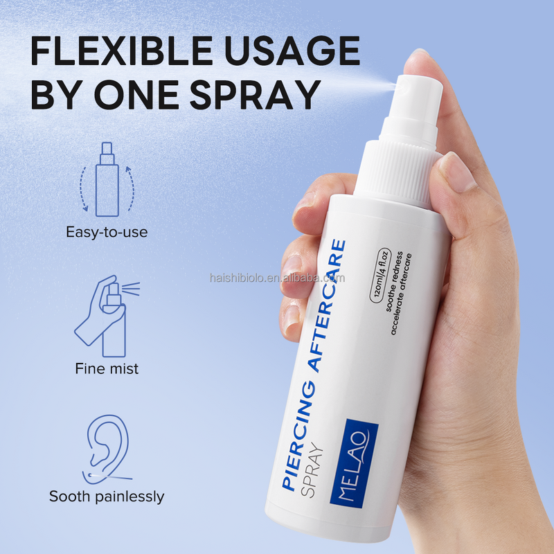 Piercing Spray Manufacturer - Travel Size Soothing Non-Stinging Saline Spray for Ear Nose Body Piercings
