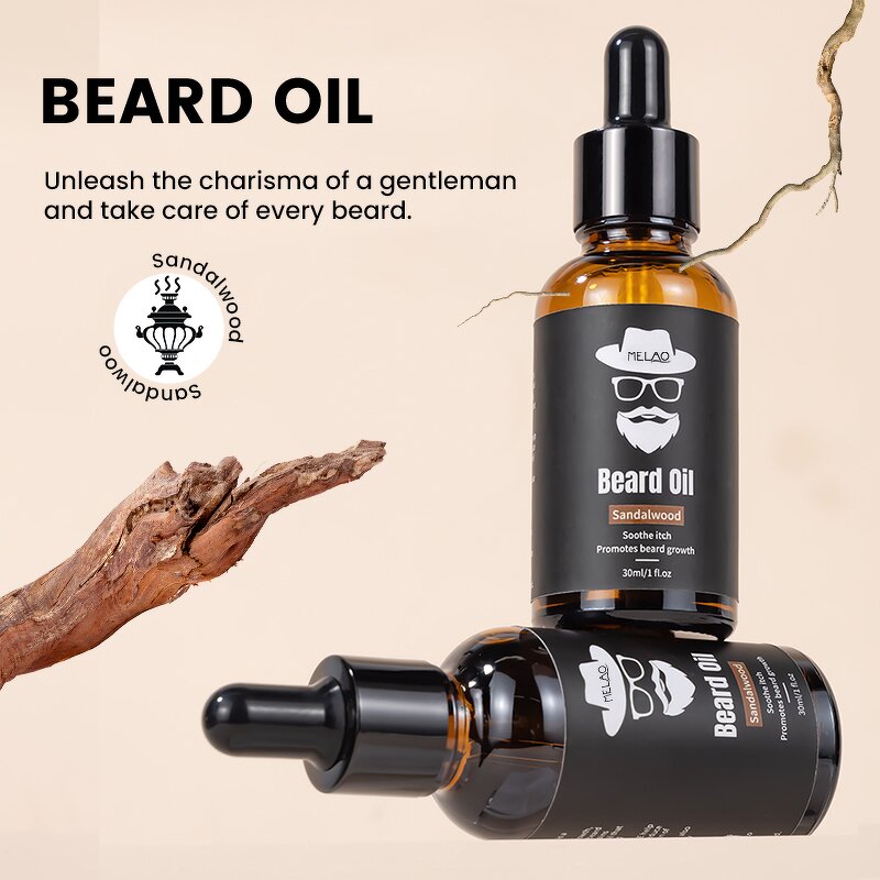 Beard Oil Manufacturer - Private Label Luxury Grooming After Shave Vegan Sandalwood Growth Oil