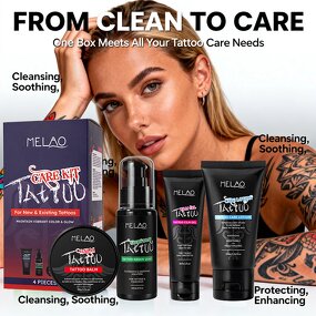 Tattoo Balm Set Manufacturer - Personalized 3 in 1 Repair Soothing Hydration for New Tattoos