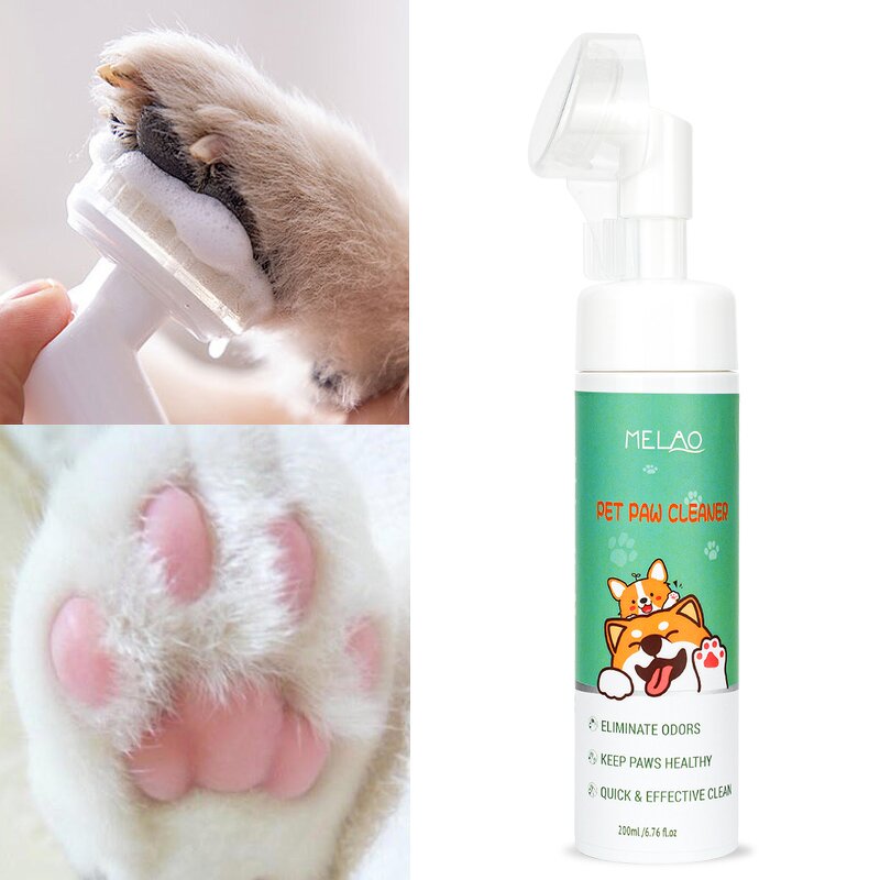 Pet Shampoo Manufacturer - Private Label Natural Dry Shampoo Cleaning Foam No Rinse Paw Cleaner