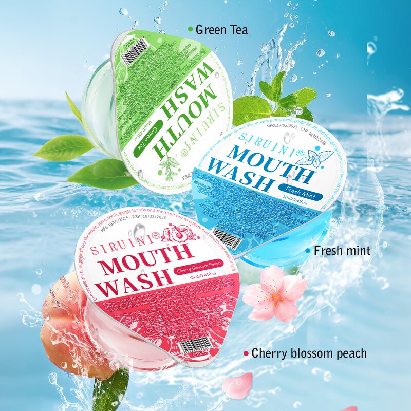 Mouthwash Manufacturer - Custom Logo Whitening Mint Dry Mouth Non Alcoholic for Oral Care