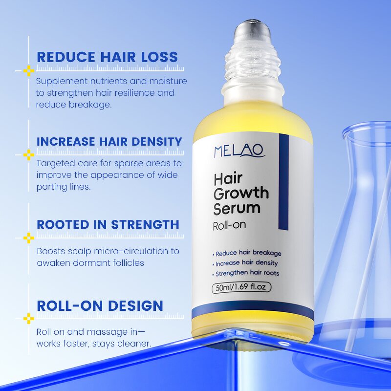 Hair Growth Serum Manufacturer - Private Label Roll on Hydrating Healthy Rosemary for Scalp