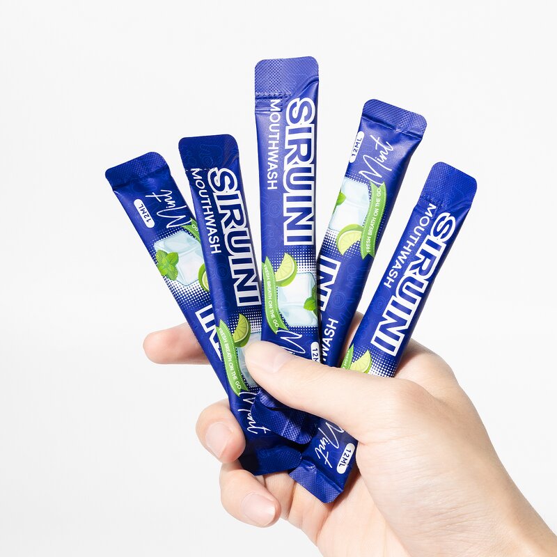 Mouthwash Strips Manufacturer - Custom Logo Vegan Portable 30s Oral Care No Rinse Travel Kit