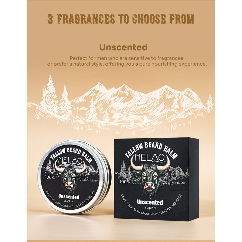 Beard Balm Manufacturer - Wholesale Sandalwood Tallow Beard Growth Balm for Men