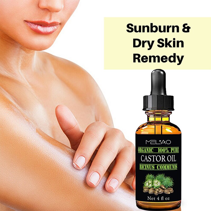 Castor Oil Manufacturer - MELAO Sunburn Remedy Nourishing Anti Aging Cold Pressed 100% Pure