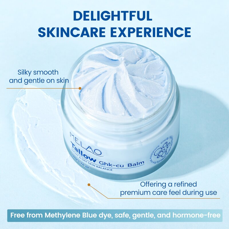 Beef Tallow Balm Manufacturer - Private Label Organic Blue Whipped Grass Fed for Body Moisturizer